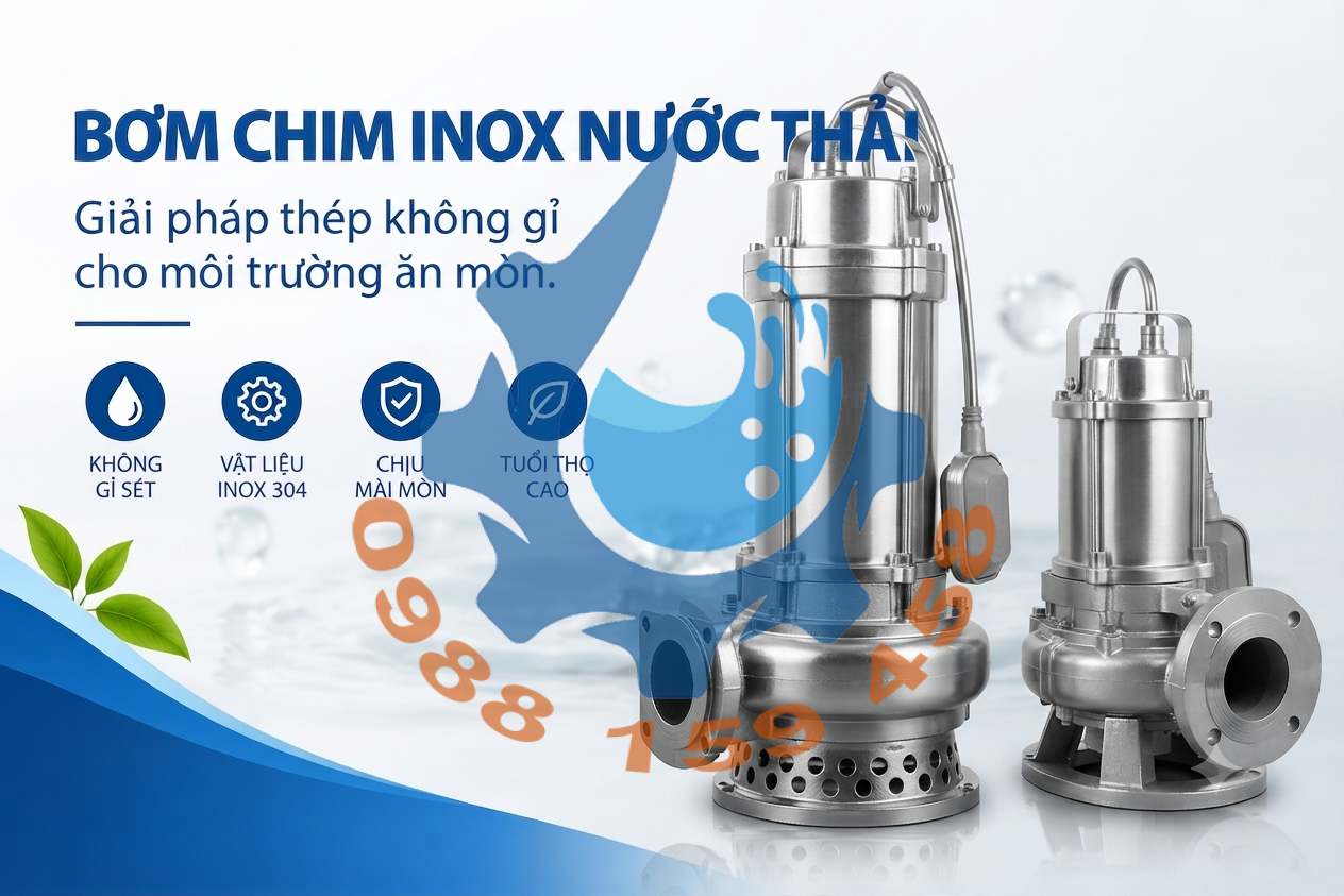 Bơm chìm nước thải Inox