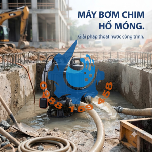 Máy bơm chìm hố móng