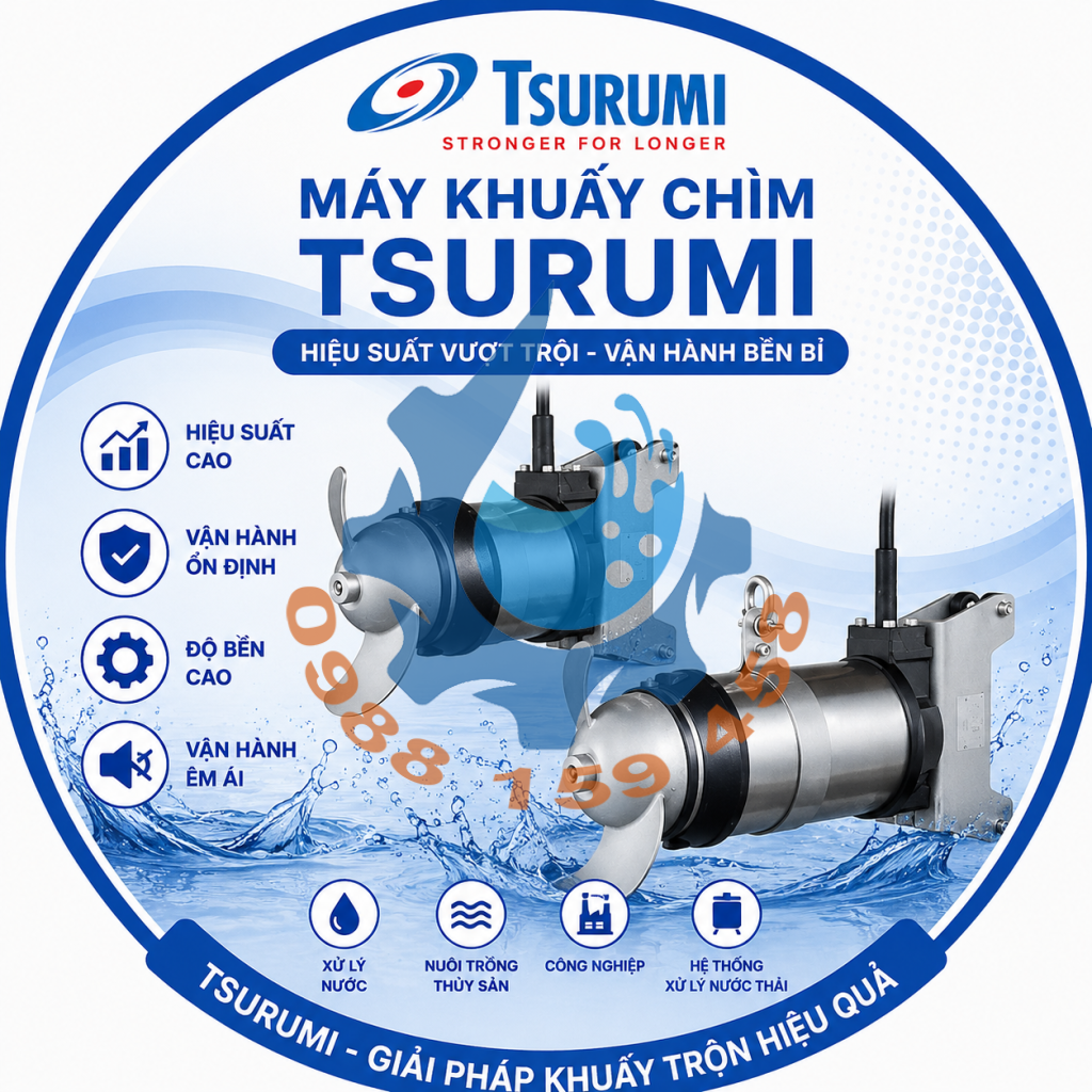 Máy khuấy chìm Tsurumi MR