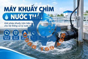 Máy khuấy chìm nước thải